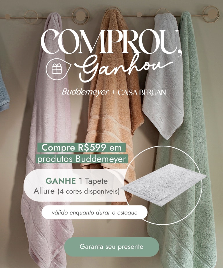 Compre Buddemeyer e ganhe 1 tapete