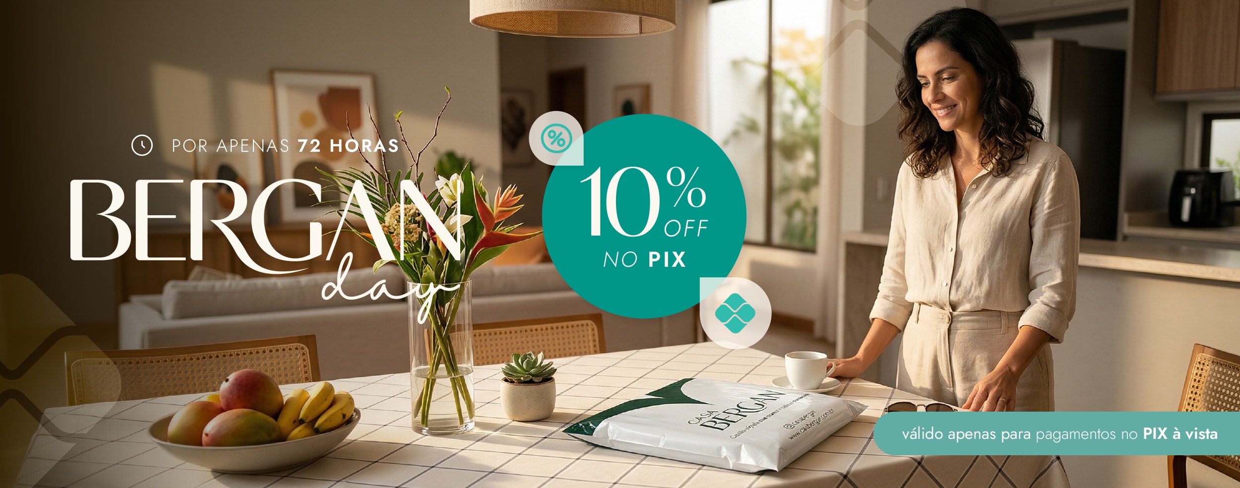 Bergan Day PIX à vista 10%