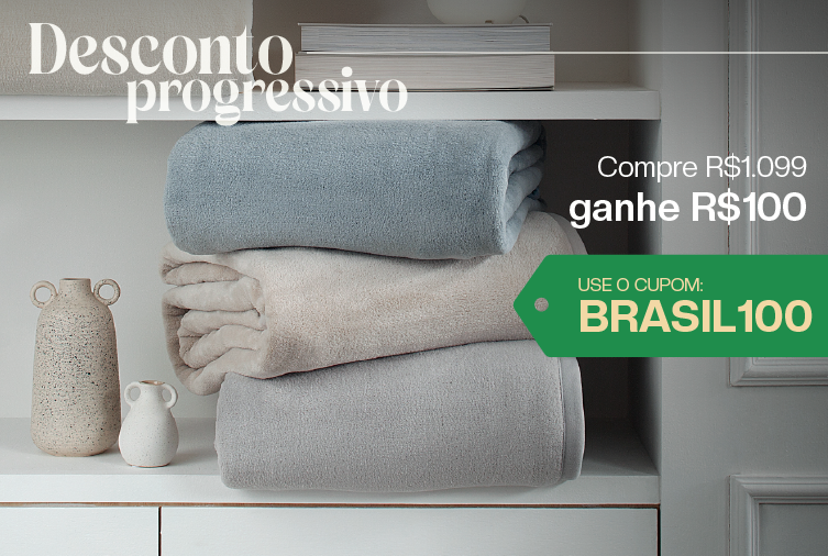 Ganhe até R$100 de desconto