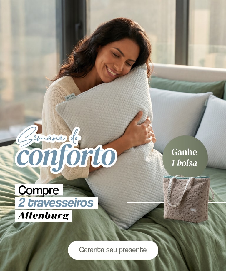 Compre 2 Travesseiros ganhe 1 bolsa