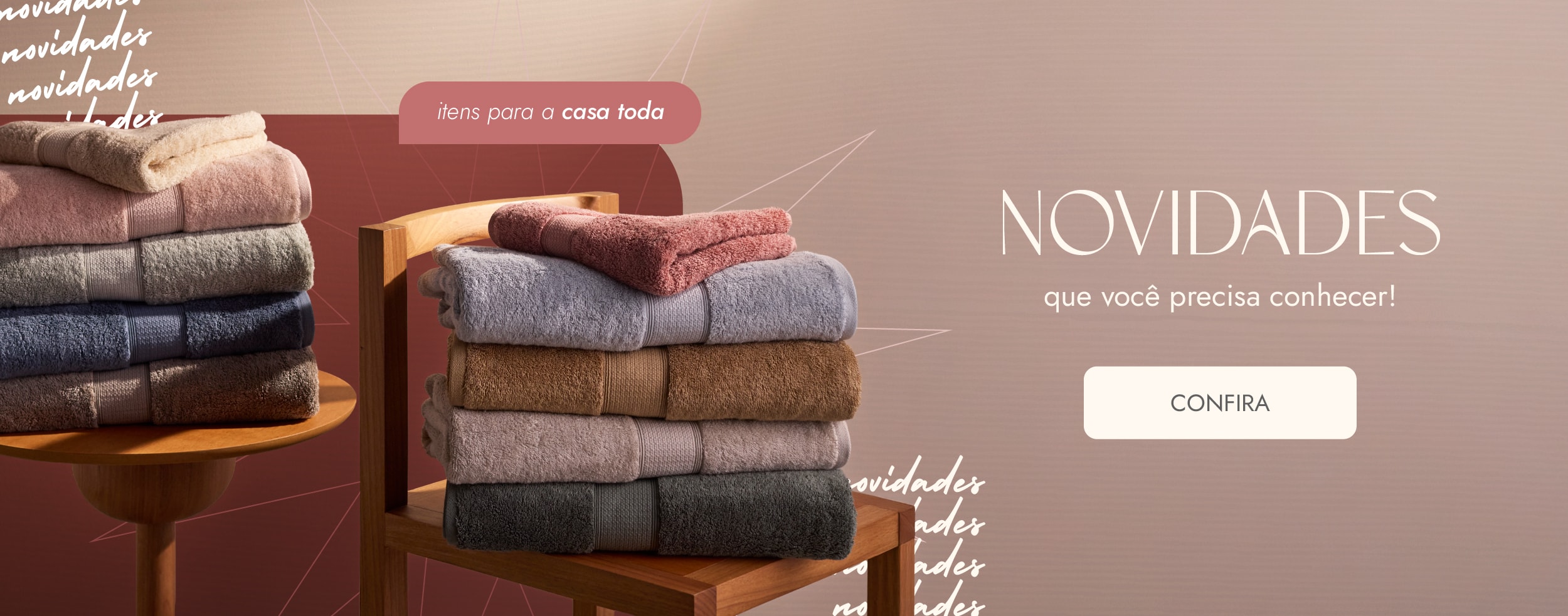 Acabou de chegar por aqui!