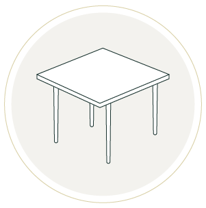 Toalha de Mesa Quadrada