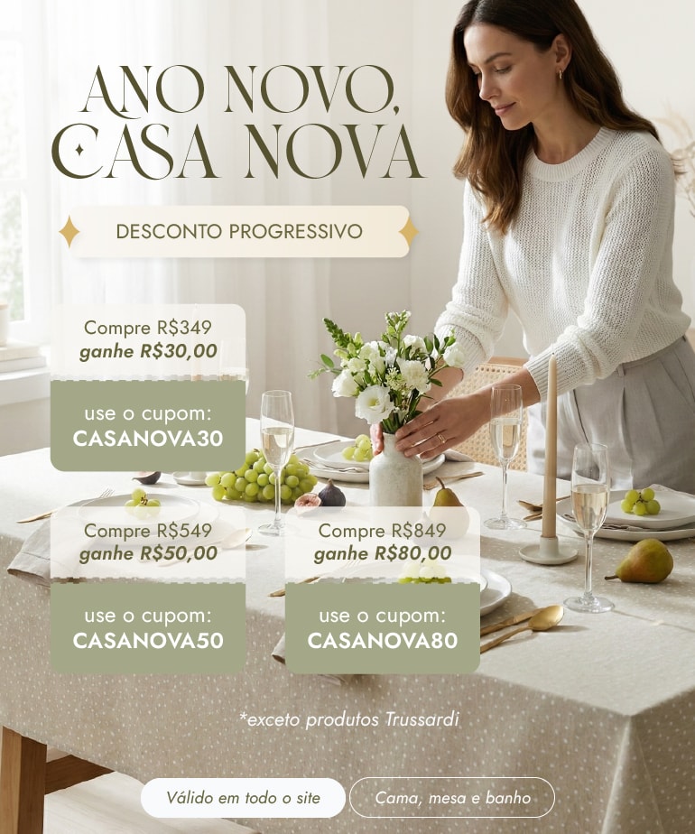 Ano Novo, Casa Nova com até R$80,00 OFF