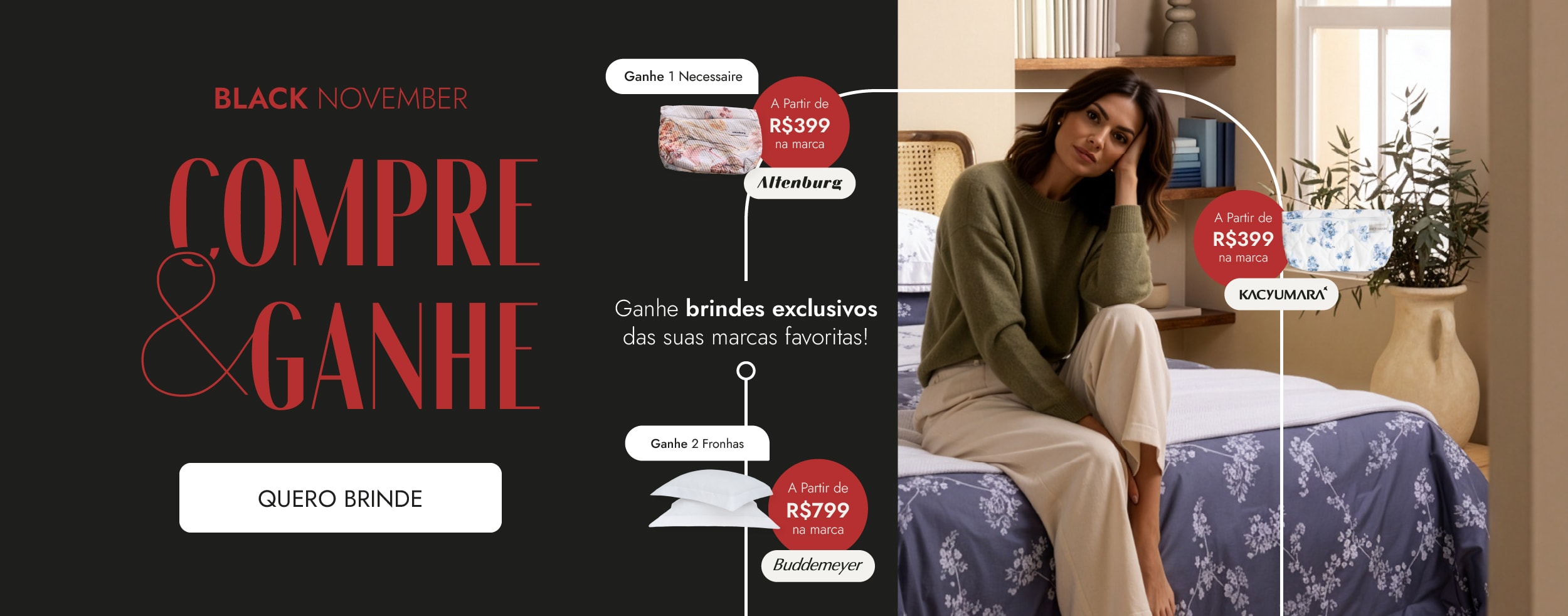 Black November | Compre e Ganhe