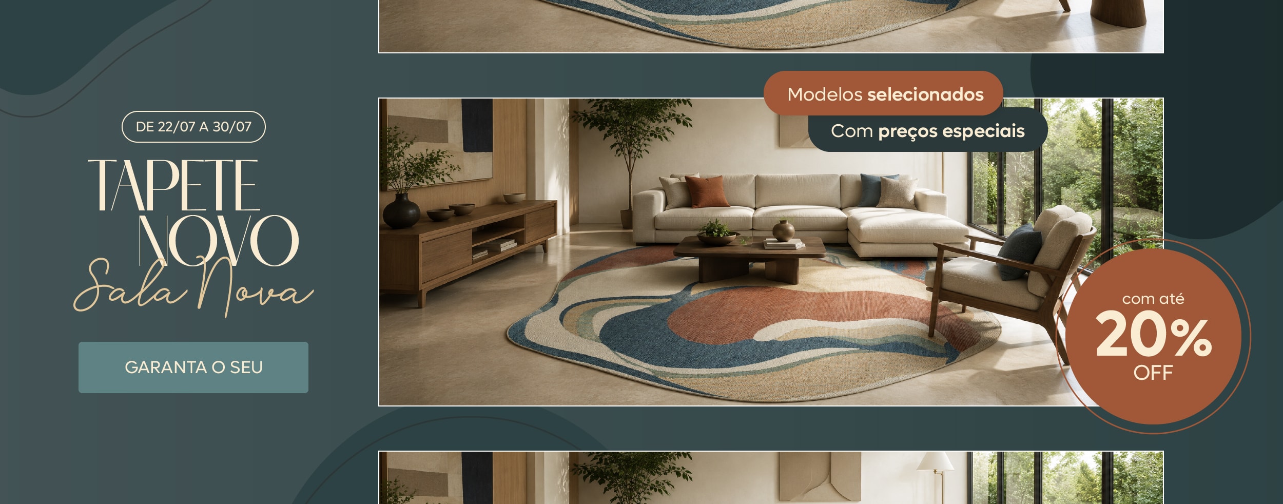 Tapete Novo, Sala Nova com preços especiais. 
