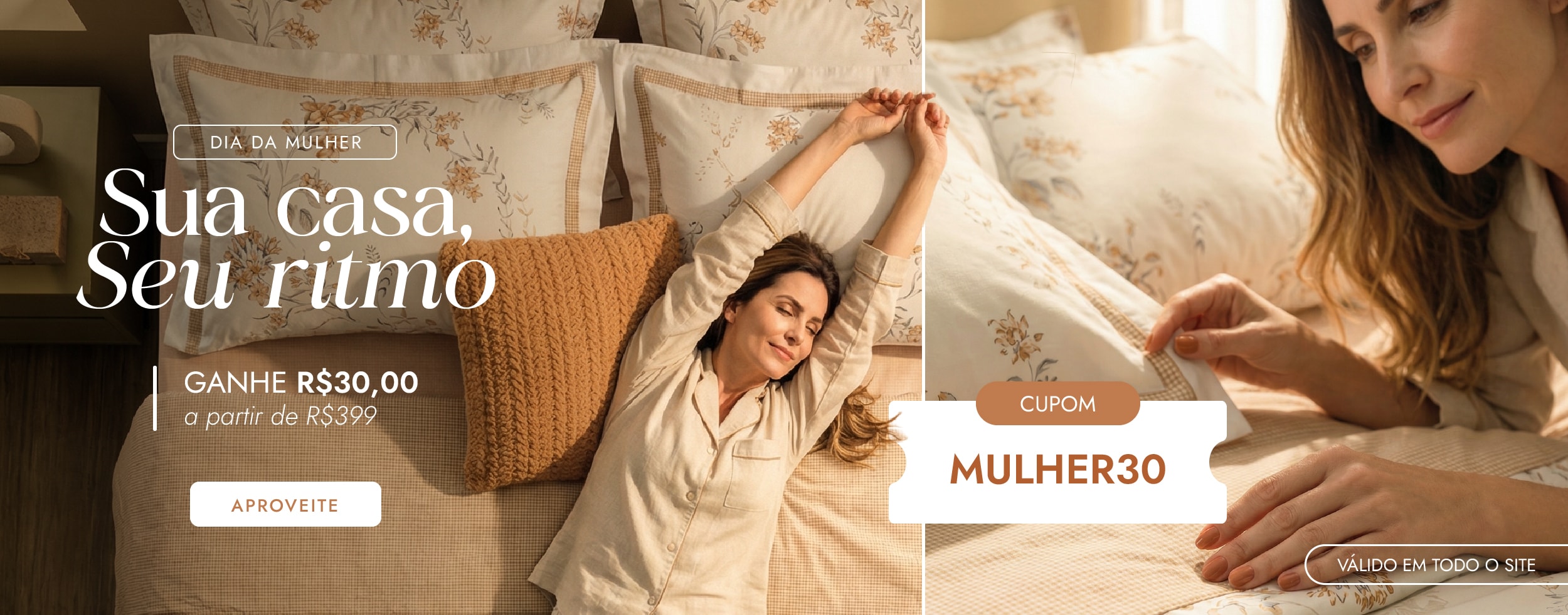 Dia da Mulher Casa Bergan | sua casa, seu rítmo