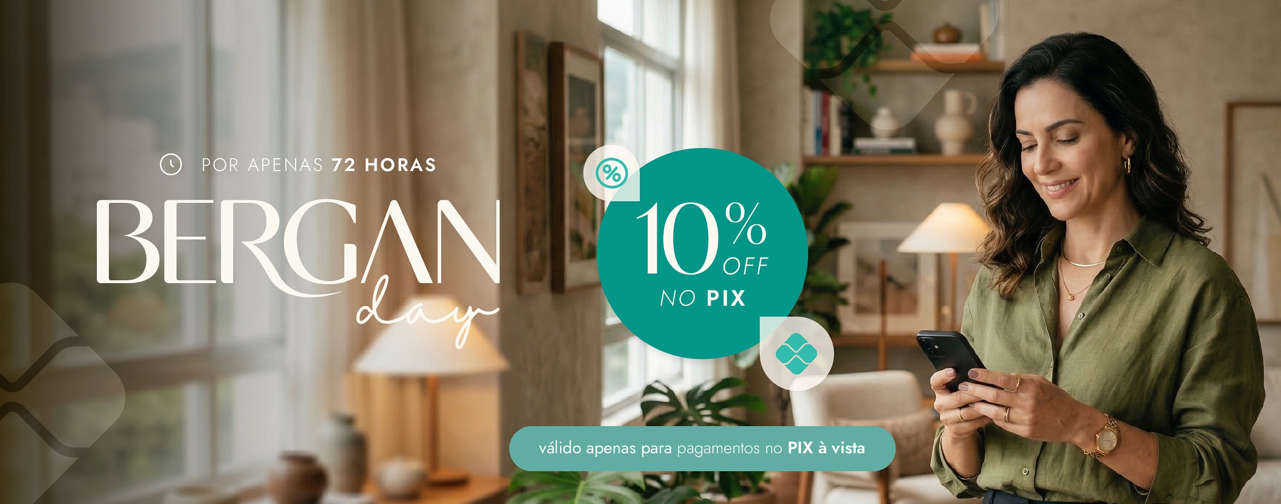 Bergan Day PIX à vista 10%