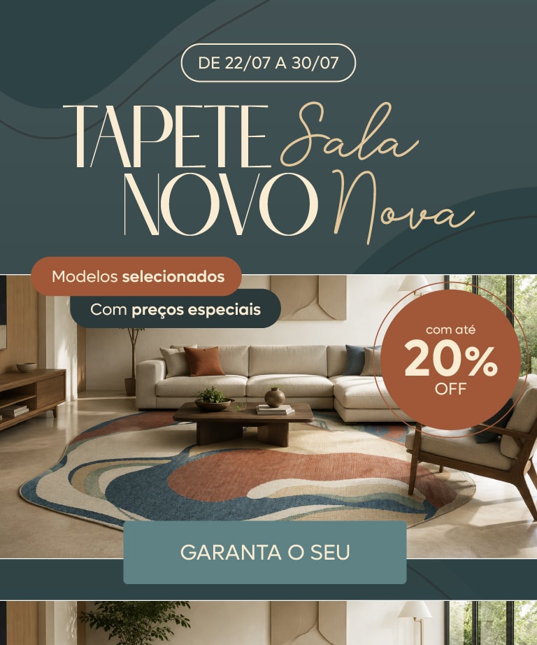 Tapete Novo, Sala Nova com preços especiais. 