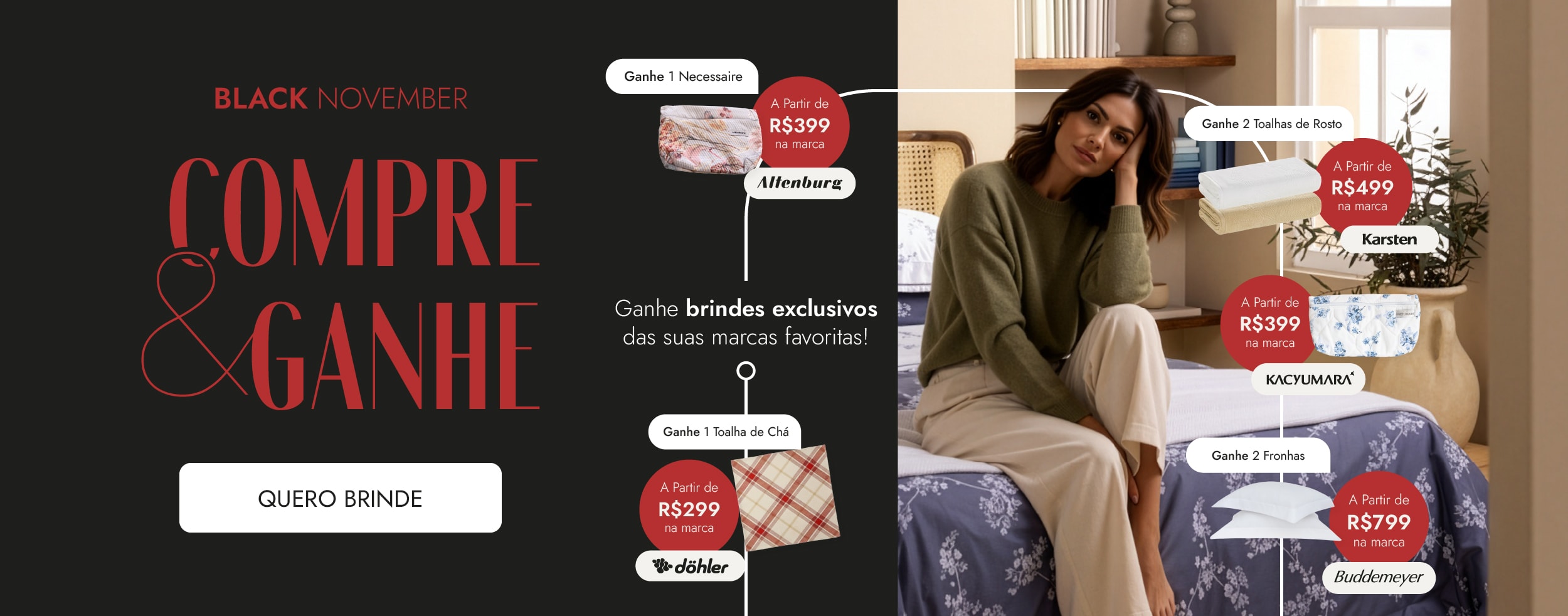 Black November | Compre e Ganhe