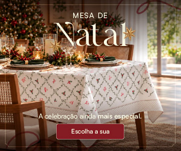 Mesa posta de natal é na Casa Bergan