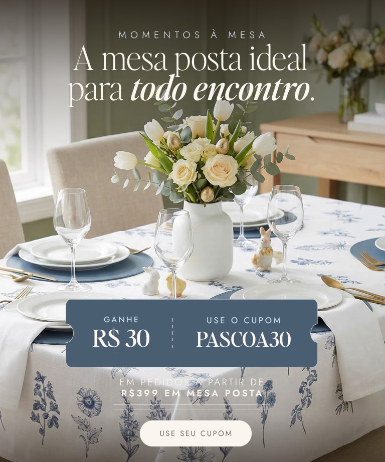 Pascoa Casa Bergan com cupom exclusivo