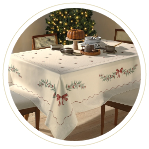 Toalha de Mesa Retangular Natalina