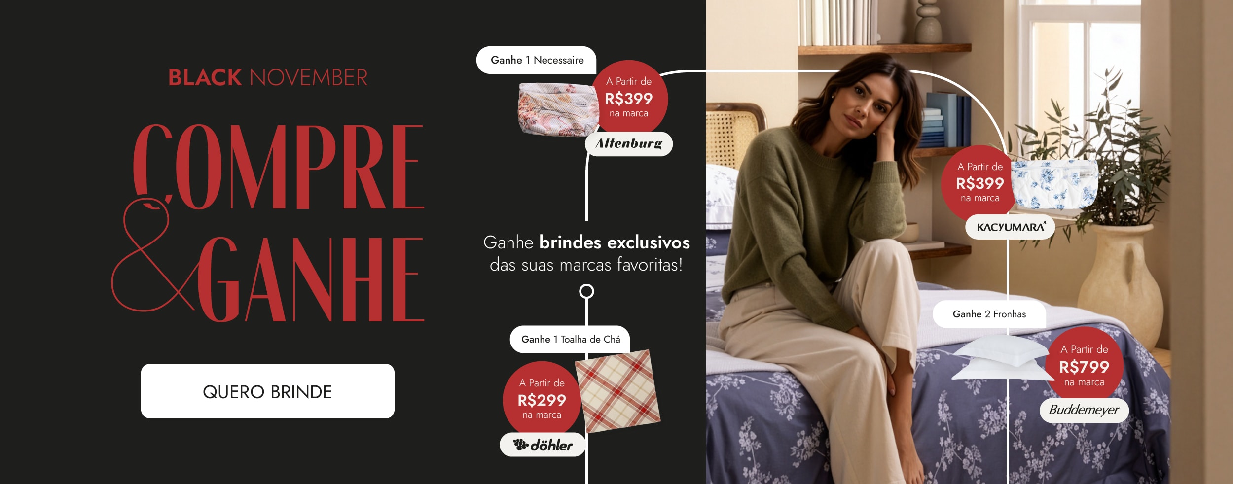 Black November | Compre e Ganhe