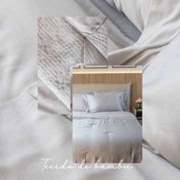 Cama de Revista 100% Cetim Bambu Essenza + Bali