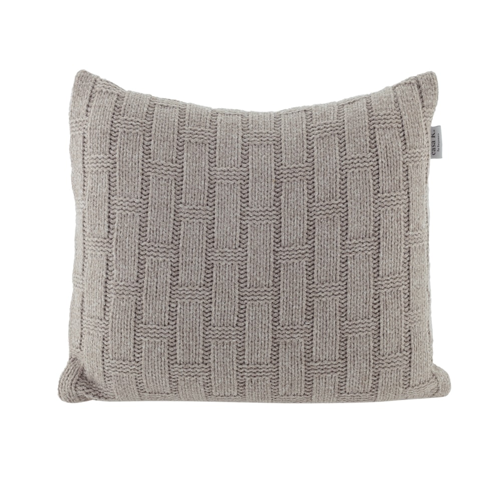 Almofada de Tricot Kacyumara Casa K Treliça 45cm x 45cm (1 peça)