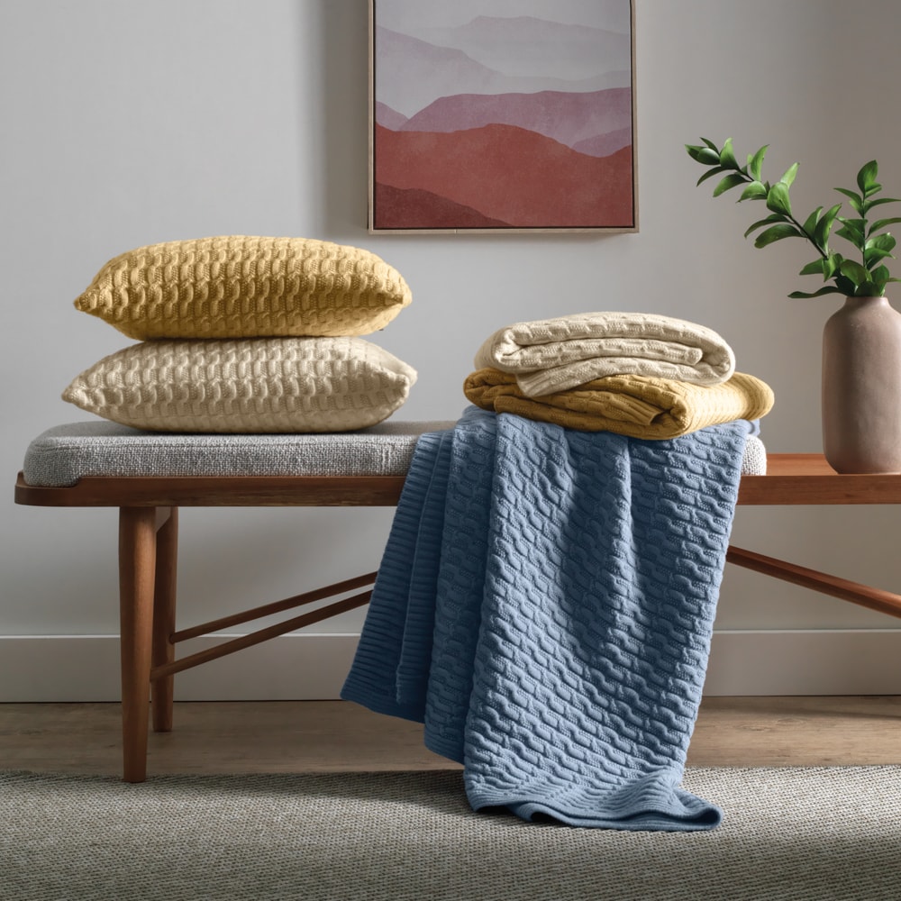 Almofada Karsten Lobato Tricot 45cm x 45cm