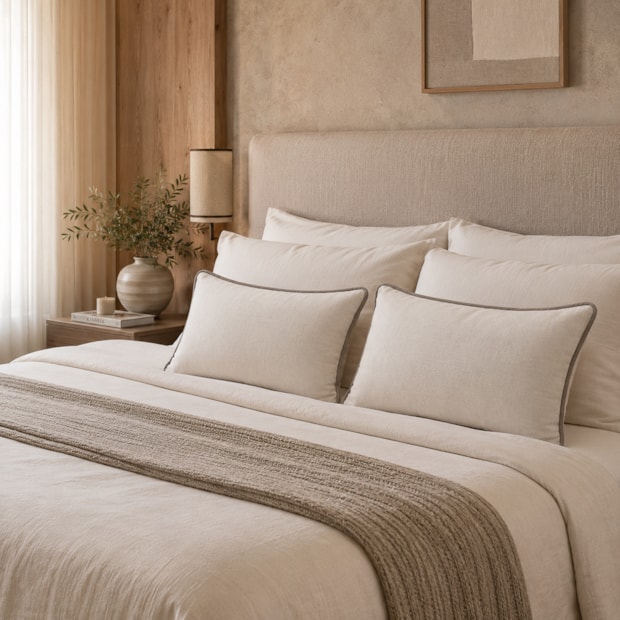 Almofada Rinzeira Belagio com Cordonê 30cm x 50cm (1 peça)