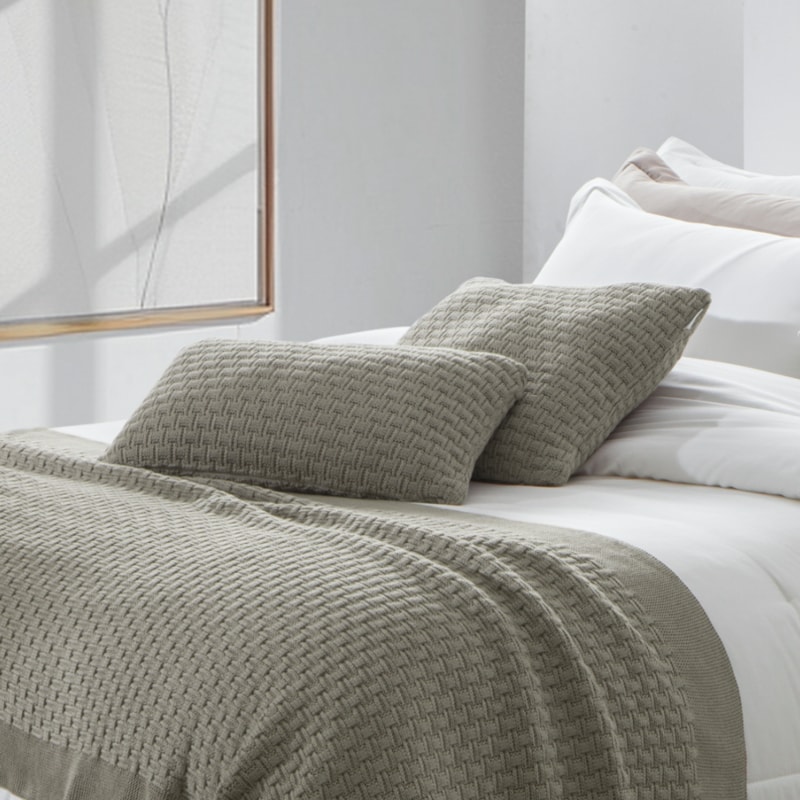 Almofada Rinzeira de Tricot Kacyumara Casa K Tierre 30cm x 50cm (1 peç