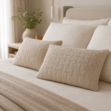 Almofada Rinzeira de Tricot Urber 30cm x 50cm (1 peça)