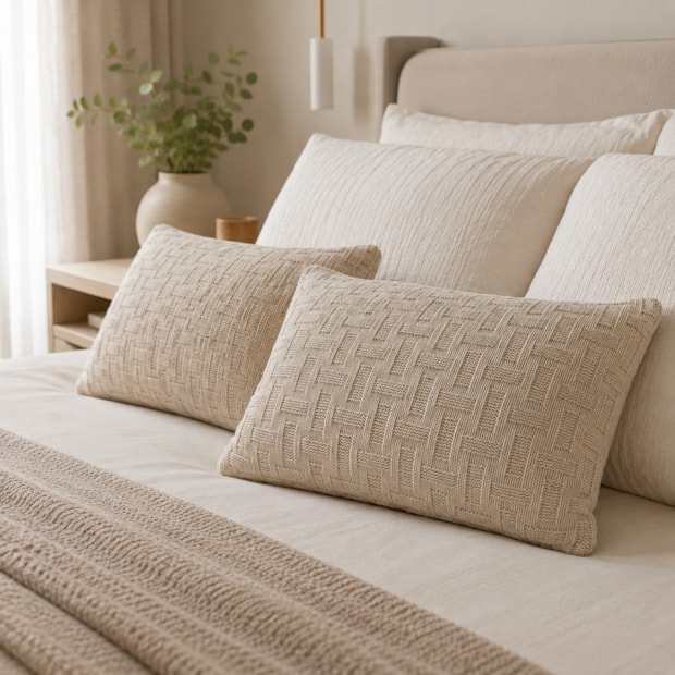 Almofada Rinzeira de Tricot Urber 30cm x 50cm (1 peça)