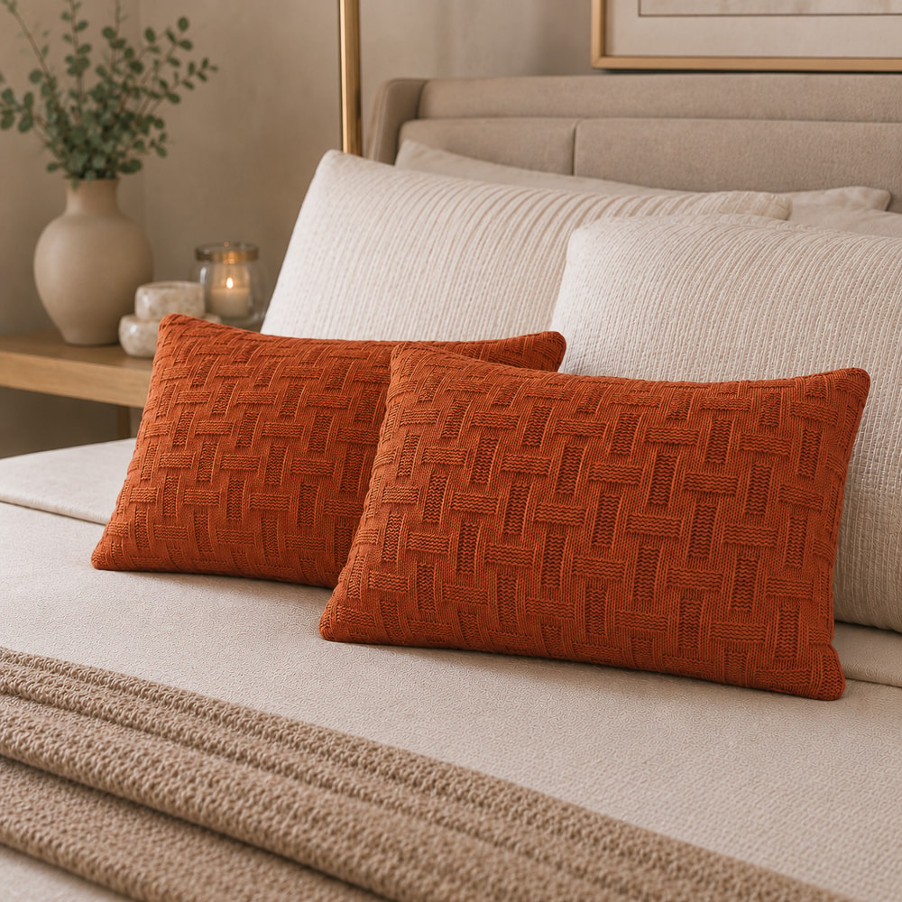 Almofada Rinzeira de Tricot Urber 30cm x 50cm (1 peça)