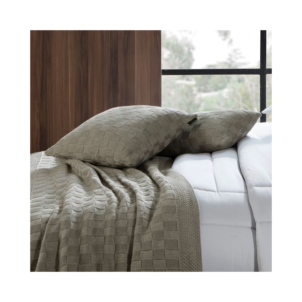 Almofada Rinzeira Kacyumara Marselha Tricot 30cm X 50cm