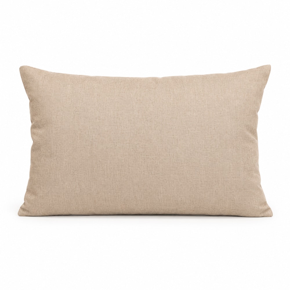 Almofada Rinzeira Textura de Linho com Zíper 30cm x 50cm (1 Peça)