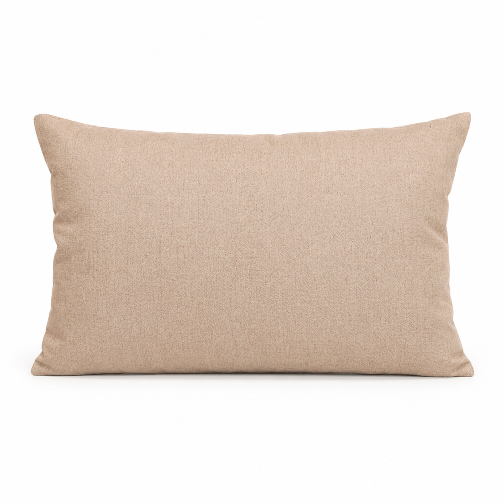 Almofada Rinzeira Textura de Linho com Zíper 30cm x 50cm (1 Peça)