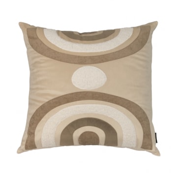 Almofada Sense Home Arcos Aveludada com Enchimento 50cm x 50cm (1 Peça)