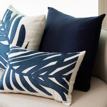 Almofada Sense Home Noronha Tricot com Enchimento 50cm x 50cm (1 Peça)