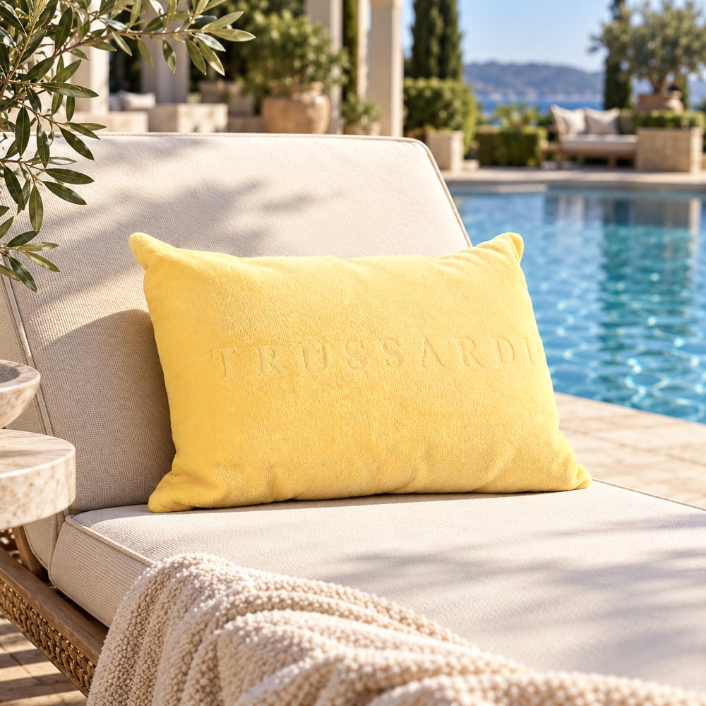 Almofada Trussardi Levanto Aveludada 100% Algodão 30cm x 40cm (1 Peça)