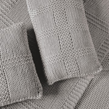 Almofada Trussardi Spini Tricot 100% Algodão 30cm x 50cm (1 Peça)