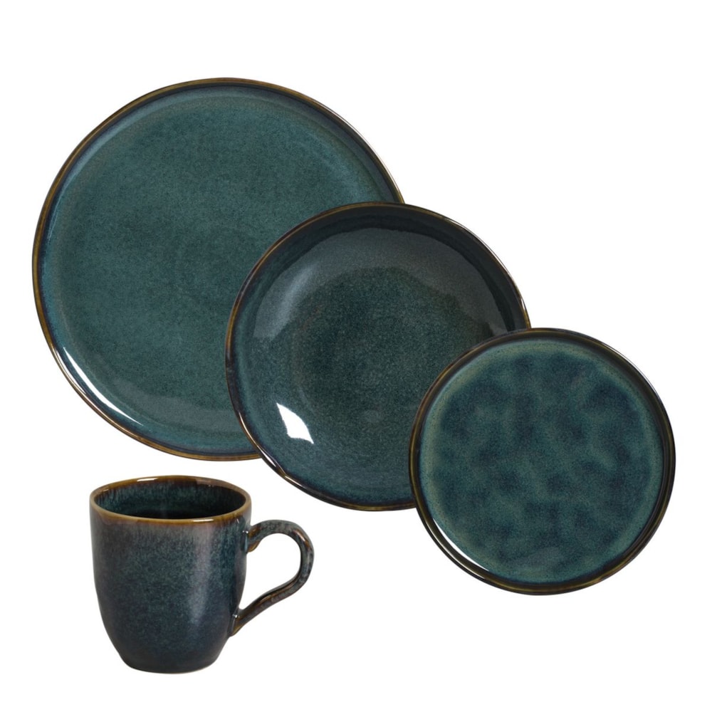 Aparelho de Jantar Porto Brasil Bio Oceano (16 Peças)