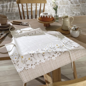 Avental de Cozinha Dohler Clean Antimanchas Esmeralda c/ Tiras Ajustáveis