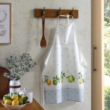 Avental de Cozinha Dohler Clean Antimanchas Isa c/ Tiras Ajustáveis