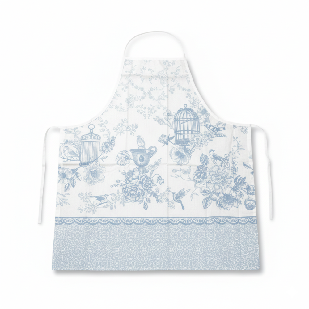 Avental de Cozinha Dohler Clean Antimanchas Pausa da Tarde c/ Tiras Ajustáveis