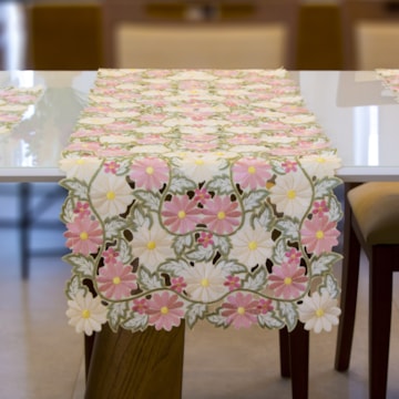 Caminho de Mesa Casa Argivai Luxo Requinte Luxe 40cm x 1,80m