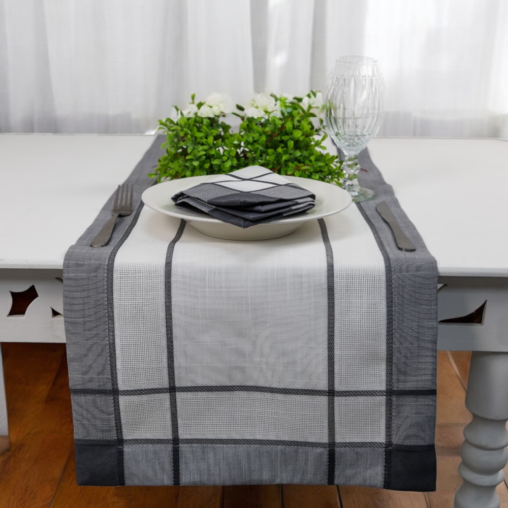 Caminho de Mesa Charmy Silver 40cm x 1,70m