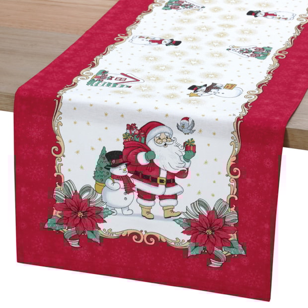 Caminho de Mesa Dohler Athenas Natal Amigos do Noel 35cm x 1,00m