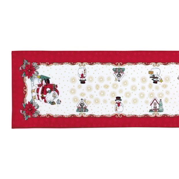 Caminho de Mesa Dohler Athenas Natal Amigos do Noel 35cm x 1,00m