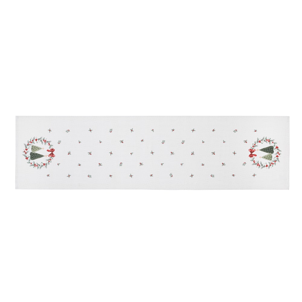 Caminho de Mesa Dohler Clean Estampado Digital Bosque de Natal 45cm x 1,60m (1 peça)