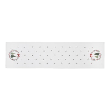 Caminho de Mesa Dohler Clean Estampado Digital Bosque de Natal 45cm x 1,60m (1 peça)