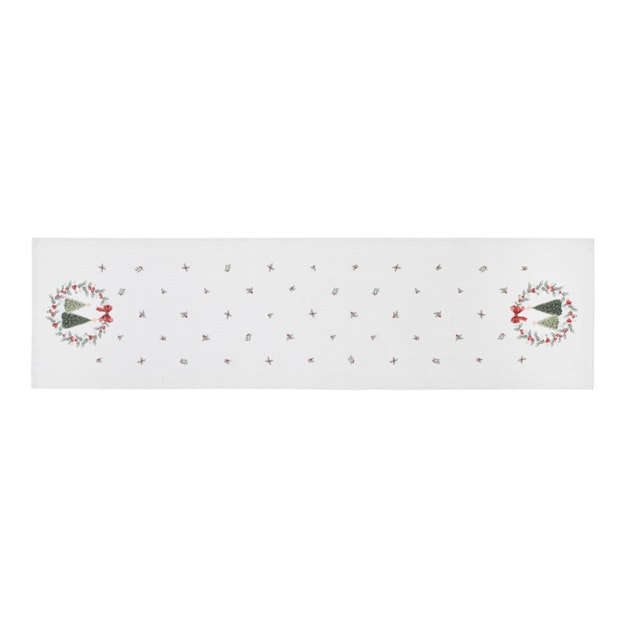 Caminho de Mesa Dohler Clean Estampado Digital Bosque de Natal 45cm x 1,60m (1 peça)