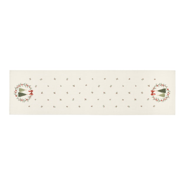 Caminho de Mesa Dohler Clean Estampado Digital Bosque de Natal 45cm x 1,60m (1 peça)