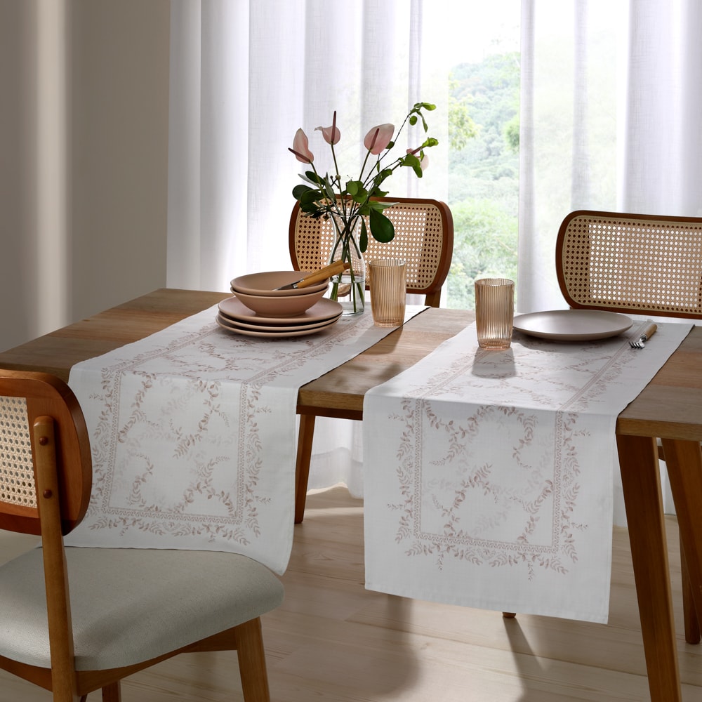 Caminho de Mesa Dohler Clean Iris 45cm x 1,60m (1 peça)