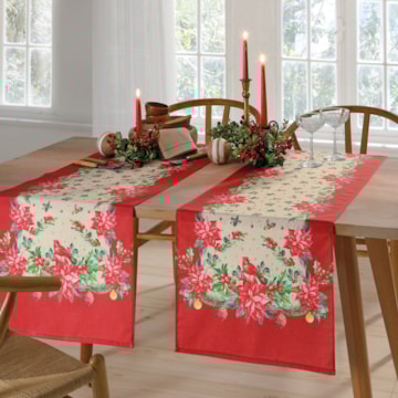 Caminho de Mesa Dohler Clean Natal Cardeal 45cm x 1,60m (1 peça)