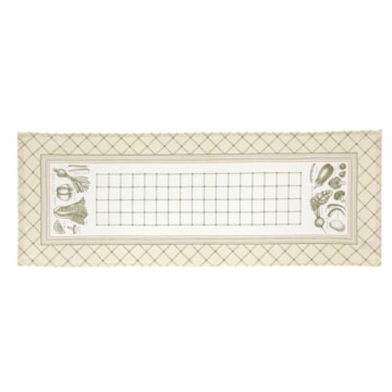 Caminho de Mesa Dohler Clean Renova Estampado Digital Charlotte 37cm x 1,00m