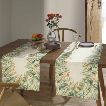 Caminho de Mesa Dohler Clean Renova Estampado Digital Hércules 45cm x 1,60m