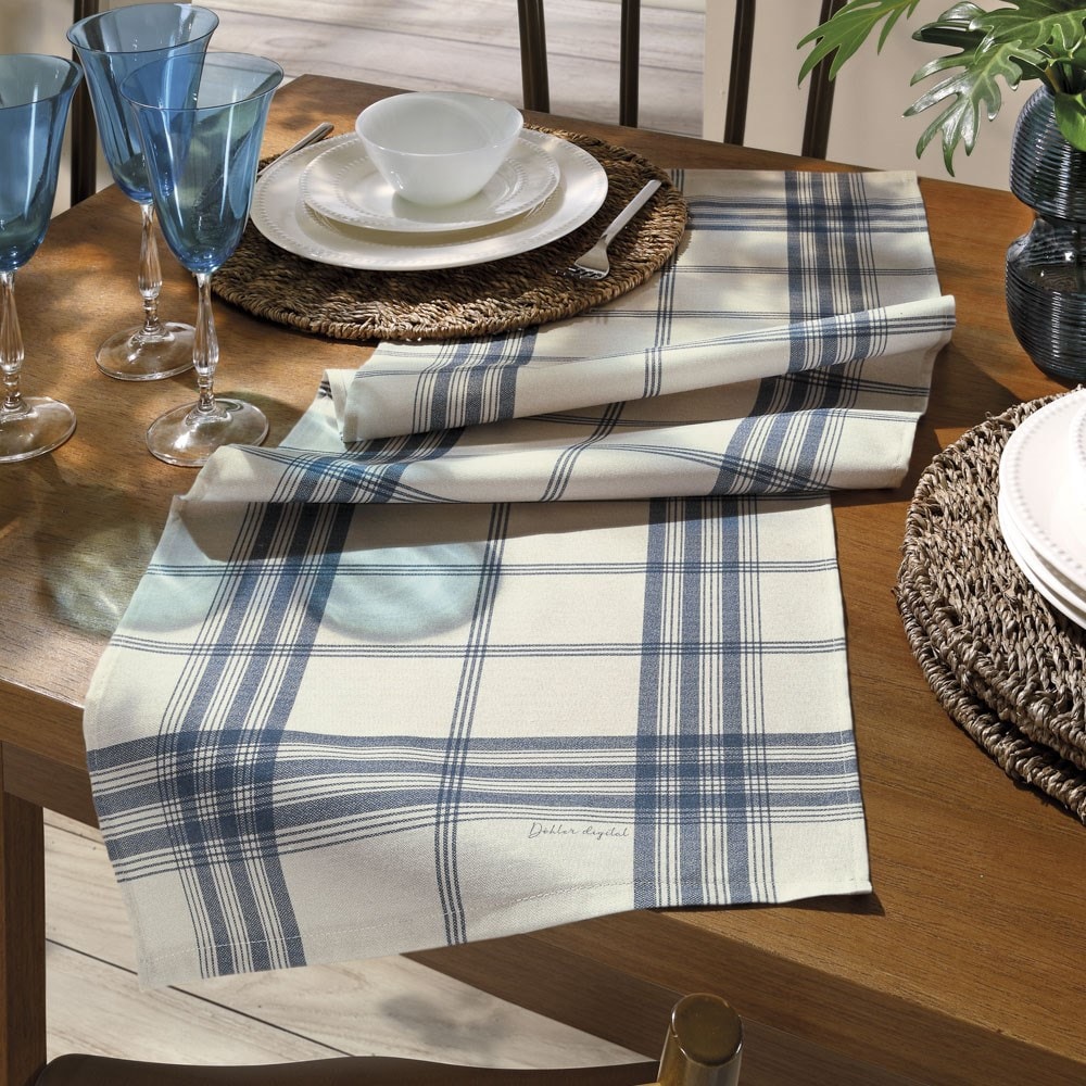 Caminho de Mesa Dohler Clean Renova Estampado Digital Luna 45cm x 1,60m
