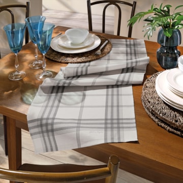 Caminho de Mesa Dohler Clean Renova Estampado Digital Luna 45cm x 1,60m